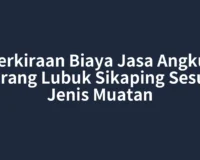 Perkiraan Biaya Jasa Angkut Barang Lubuk Sikaping Sesuai Jenis Muatan